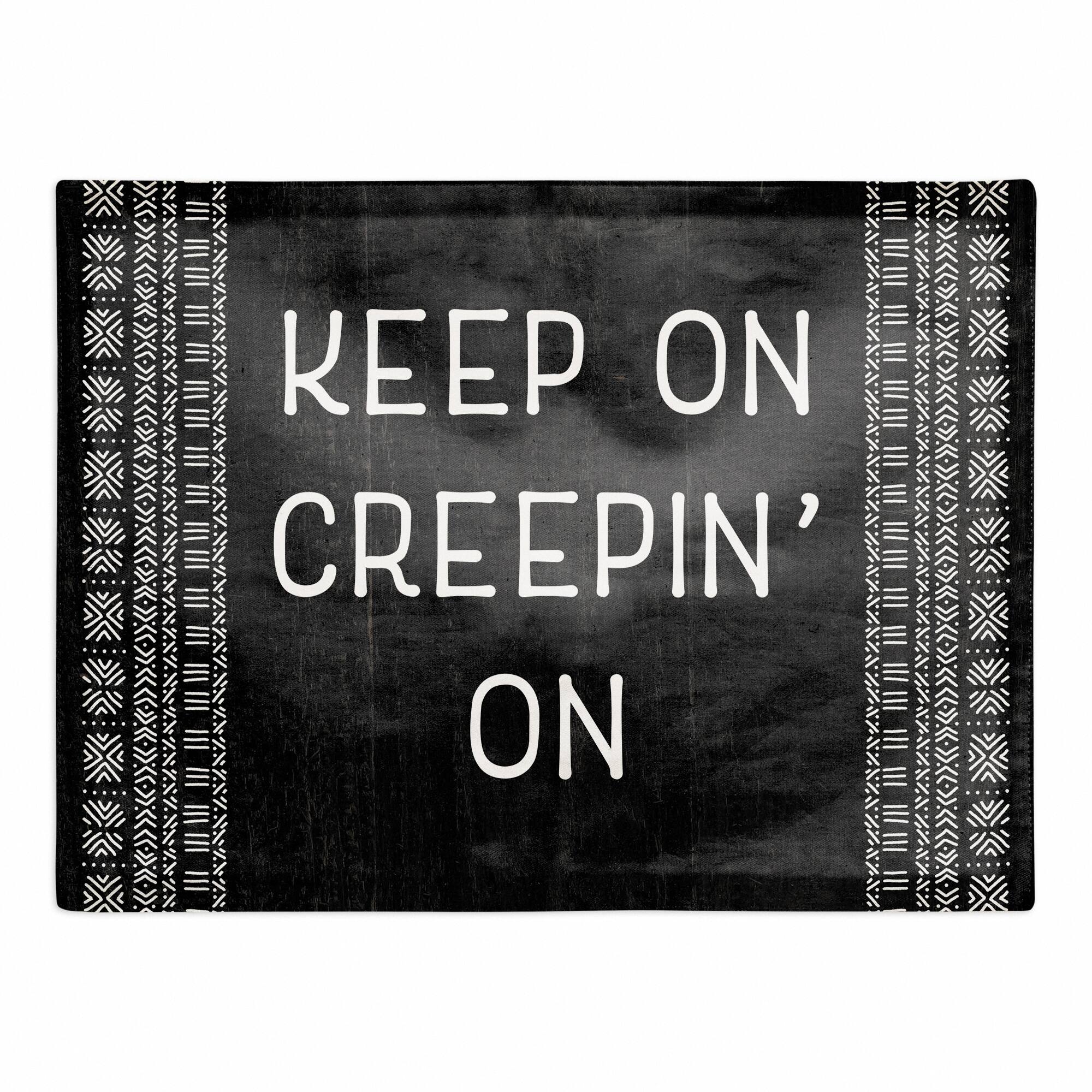 Keep On Creepin' On Polyester Twill Placemat